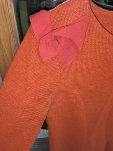 Orange Long Sleeve Dress