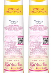 New Yardley London Deodorant Set
