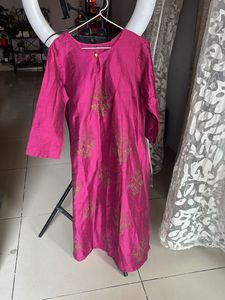 cotton silk kurti