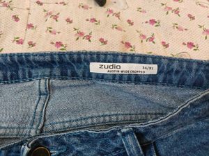 Wide Leg Denim Jeans