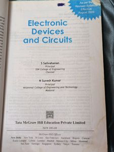 Electronic Devices and Circuits