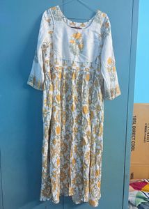 Floral Print Kurti Anarkali