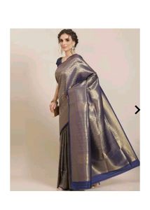 Elegant Blue Kanjivaram Silk Saree