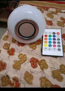 LED Smart Light Bulb with Bluetooth Speaker