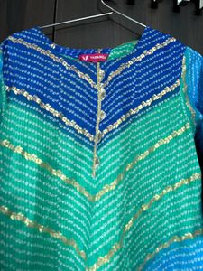 Bandani Anarkali Kurthi
