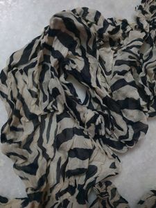 Zebra Print Scarf