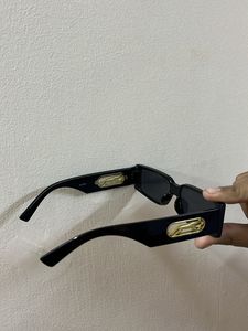 Unisex Rectangular Sunglasses