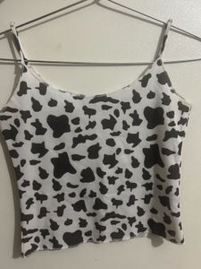 Cow Print Cami Top