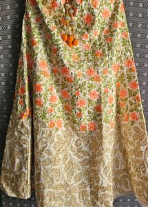 Floral Embroidered Indian Outfit