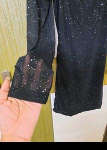 Sparkly Black Bodycon Mini Dress