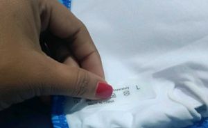 Blue Swirl Bikini Top