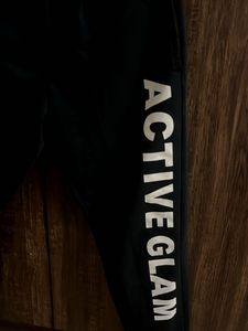 Active Glam Black Joggers