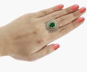 Sparkling Silver Ring