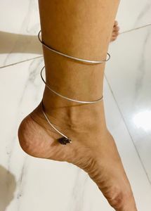 Unique Spiral Silver Handcuff