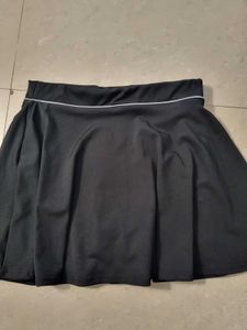 Plain Black Skort - Versatile and Stylish
