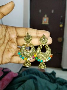 COMBO long Earring + F-R-I-E-N-D-S ring
