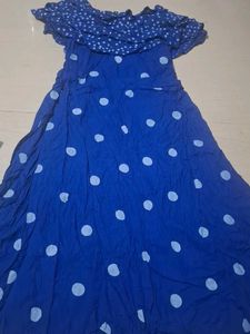 Blue Polka Dot Sundress