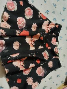 Floral Print Skirt