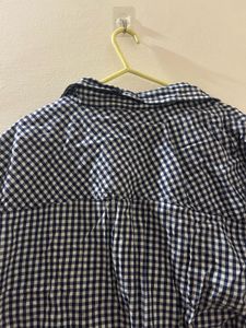 Gingham Tie-Front Top