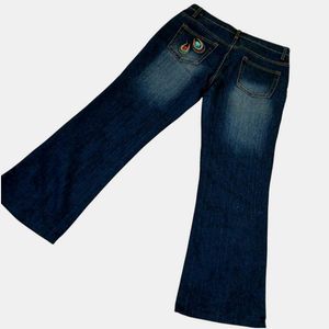 Y2k Embellished bootcut Denim Jeans