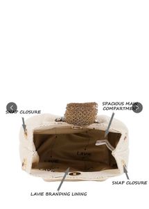 Lavie Embellished Handle Bag
