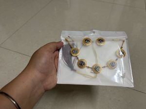 🆕 Navy Jewellery Set