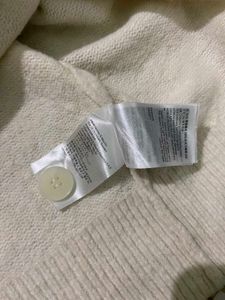 H&amp;M Women Cream Cardigan