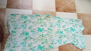 Green Colour Gown Nighty