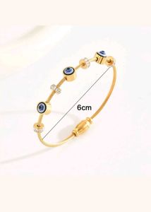 Evil Eye Gold Bracelet