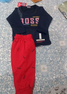 Kids Tshirt And Trouser Set