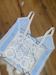 Crochet Bow Tank Top