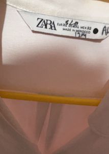 Zara White Shirt