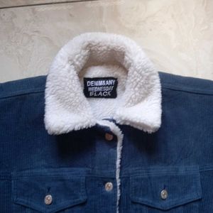 Womens Corduroy Sherpa Lining Jacket