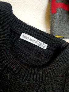 Black Knit Sweater