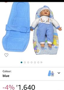 HOOPA Infant Carrier Blue | Baby Carrier, Reclined Carrier, Feeding Pillow