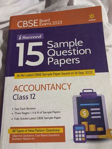 CBSE Accountancy Class 12 Sample Papers