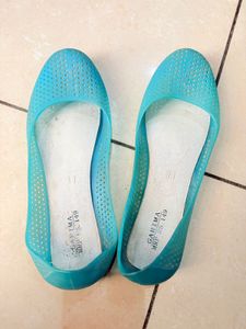 Garima Blue Flats—