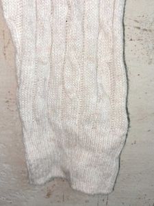 PLUS SIZE Winter Knit Cardigan Sweater Cream