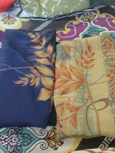 Elegant Floral Print Dupattas (Set of 2)