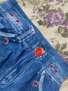 Girls Ripped Denim Jeans