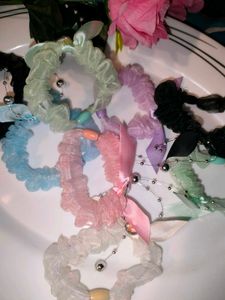 New 18 Pieces Stylish Hair Tie/Rubber Band /