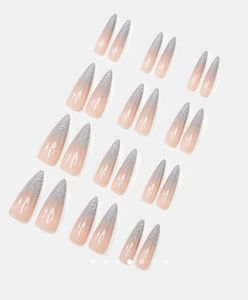 Sand Dunes Glaze Long Press On Nails