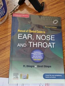 ENT Book By Dhingra 8th Edition