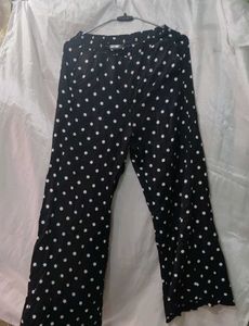 Polka Dot Palazzo Skirt