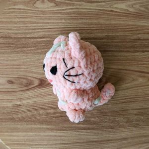 Cute Cat In Peach - Large Size 😻
