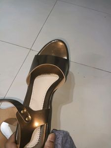 Women Copper Color Sandals