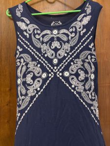 Printed Tunic Top