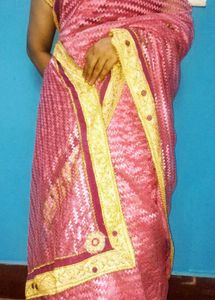 Elegant Pink Saree