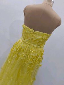 Yellow Floral Gown