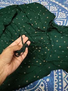 Green Sleeves Kurti